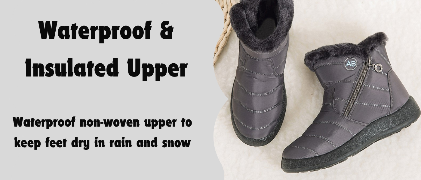 SnowGlam™ Women's Waterproof Heeled Winter Boot