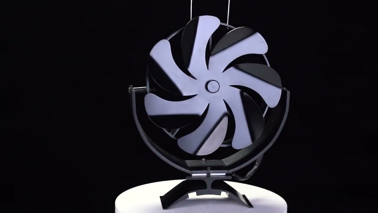EcoHeat™ Rotating 360° Heat-Powered Stove Fan - 7 Blades