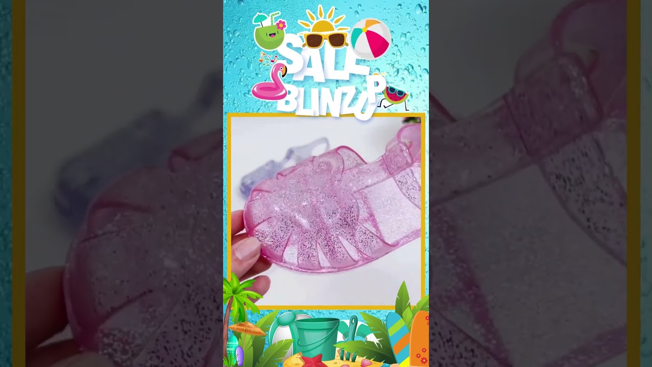 Blinzup Kids Glitter Jelly Sandals (UK)