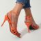 Strappy Leather Platform Sandals for Women
